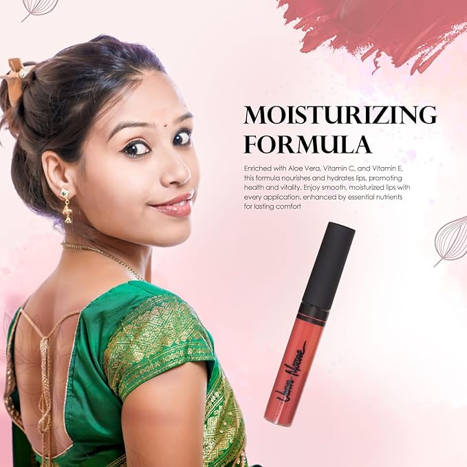 Lip Gloss, Moisturizing Lip Color with Shimmer for Long Lasting Shine, Lightweight Lip Stain, Girls Non-Sticky Lip Gloss with Aloe Vera, W/Vitamin C, E (Babydoll)