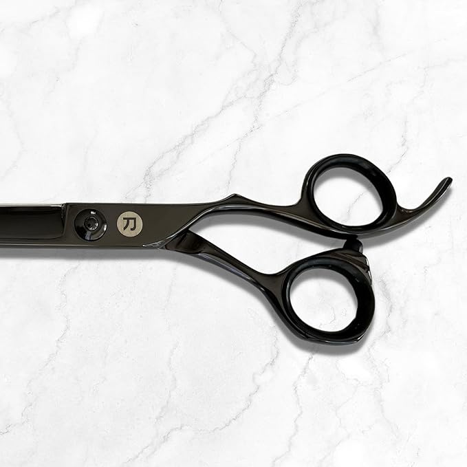 Saki Shears 7 Inch Katana Hair Cutting Scissors for Professionals - 440C Steel With Black Titanium Finish (7" Hair Cutting Shears)