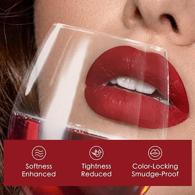Drak Brown Matte Liquid Lipstick Stay Long Lasting, Highly Pigmented Rich Lip Colors, Smudge-Proof, Waterproof, Transfer-Resistant（Chocolate）