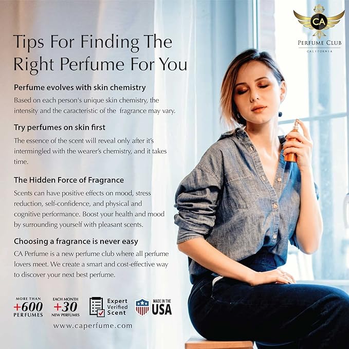 CA Perfume Impression of Euphoric for Women Amber Floral Fragrance Long Lasting Perfumes for Women Eau De Parfum 1.7 Fl Oz 50ml