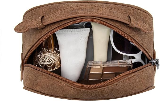 Montana West Wrangler Makeup Bags for Women Portable Aztec Toiletry Bag Southwestern Travel Cosmetic Organizer for Gift