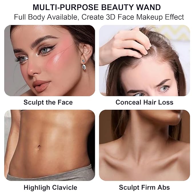 Lezero 3Pcs Contour Stick Makeup Kit, Shades with Matte Finish Highlighter, Blush and Bronzer Stick for Sculpt the Face and All Skin Type, Long Lasting, Smooth, Non-greasy, #2 LIGHT FAIR