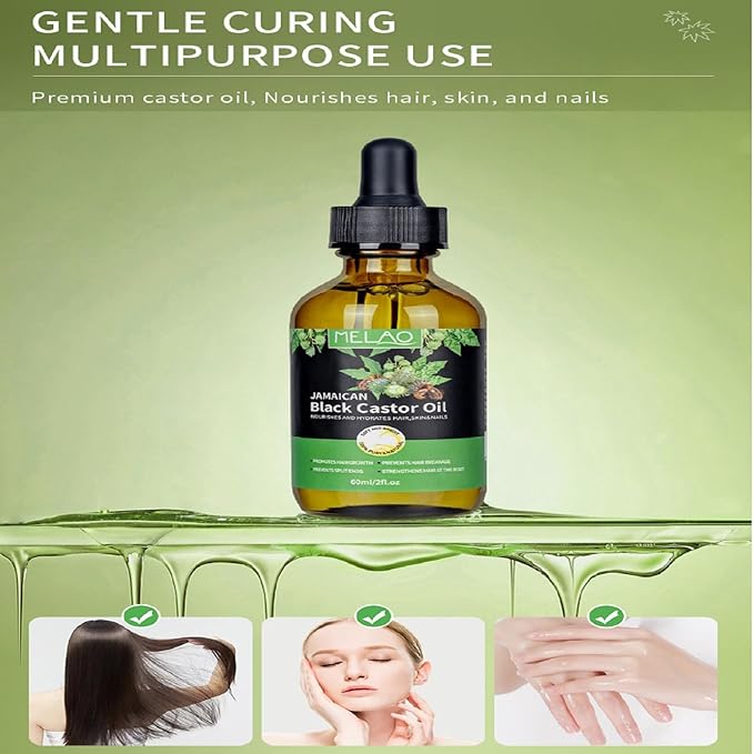 Hair Strengthening Oil for All Hair Types (Black Castor Oil)