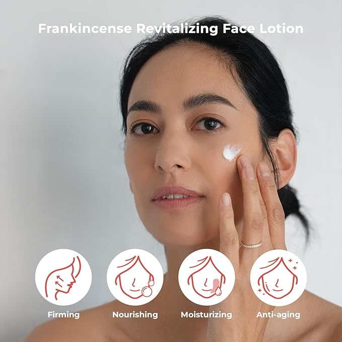 INNA ORGANIC Rejuvenating Lotion, Anti-aging, Wrinkle Care, Fine Lines & Tightening, EWG & COSMOS Certified | Frankincense Essential Oils Infused Skin Care | Luxury Clean Beauty