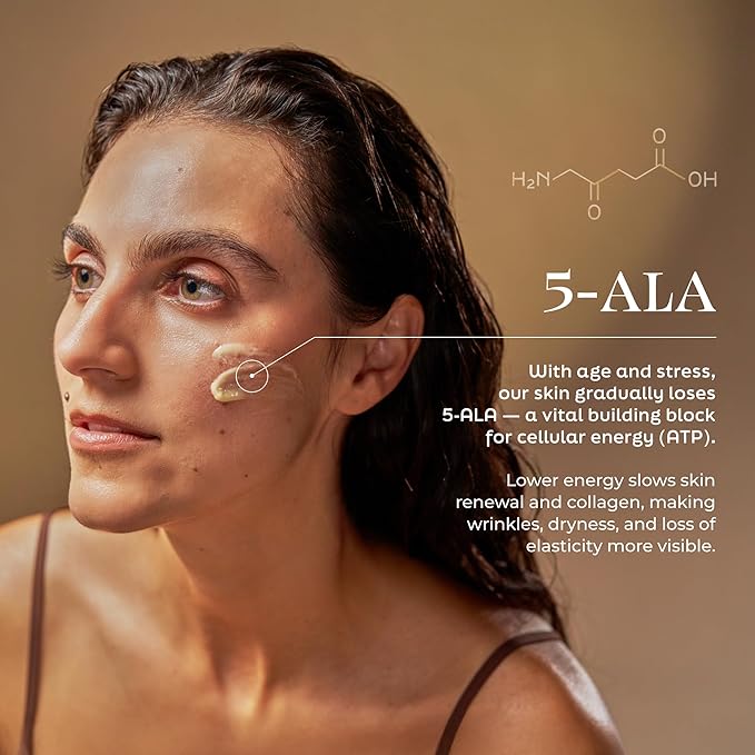 Niacinamide Serum - Hydrating Vitamin B3 Face Serum with 5-ALA and Hyaluronic Acid for Pores, Dark Spots and Uneven Skin Tone - Soothing Facial Moisturizer for All Skin Types - 1 Fl Oz