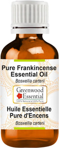 Greenwood Essential Pure Frankincense Essential Oil (Boswellia carterii) Steam Distilled 10ml (0.33 oz)
