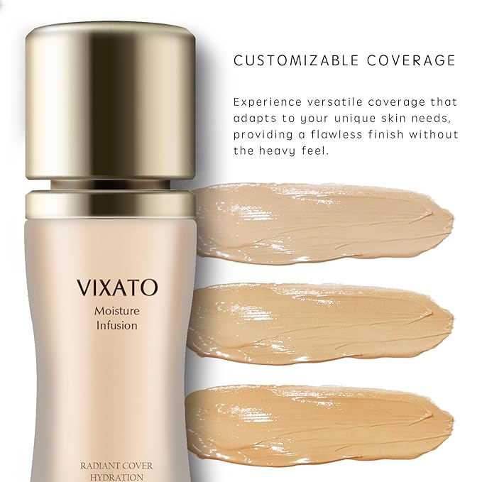 Foundation Concealer, 2025 New Full Coverage Moisturizer Liquid Age-Defying Foundations, Hydration Natural Finish & Long Wea for All Skin Types (Bright, One SIze)