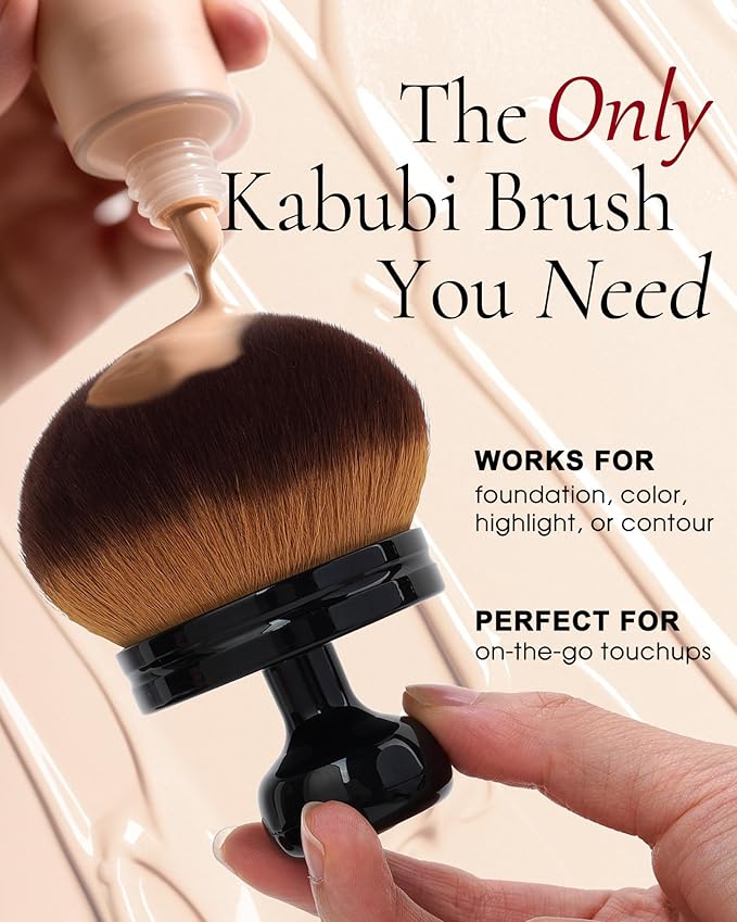 Extra Large Body Makeup Brush Self Tanner Kabuki Foundation Brush for Leg Face Makeup, Back Lotion Sunscreen Applicator Self Tanning Bronzer Blending Brush for Liquid Beauty Cream Blush Concealer