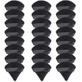24 Pieces Triangle Powder Puff, Washable Cotton Face Makeup Puff for Loose Powder Body Cosmetic Foundation Sponge Makeup Tool (24Black), Christmas Gifts Stocking Stuffers