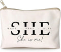 She Wake Pray Slay, She Is Me, Makeup Bag, I Am She, Motivational Cosmetic Bags, Entrepreneur Girl Boss, Boss Girl Gift, Mother's Day Gift, She Is Mom