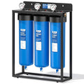 HQUA WF3-02 3-Stage Free-Standing Whole House Water Filtration System, by HQUA