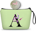SEAMOON Maid of Honor Friendship Birthday Gifts for Women Her Aunt Sister Bridesmaid Coworkers Bride Personalized Makeup Cosmetic bag with Mirror Mothers Day Christmas Graduation A