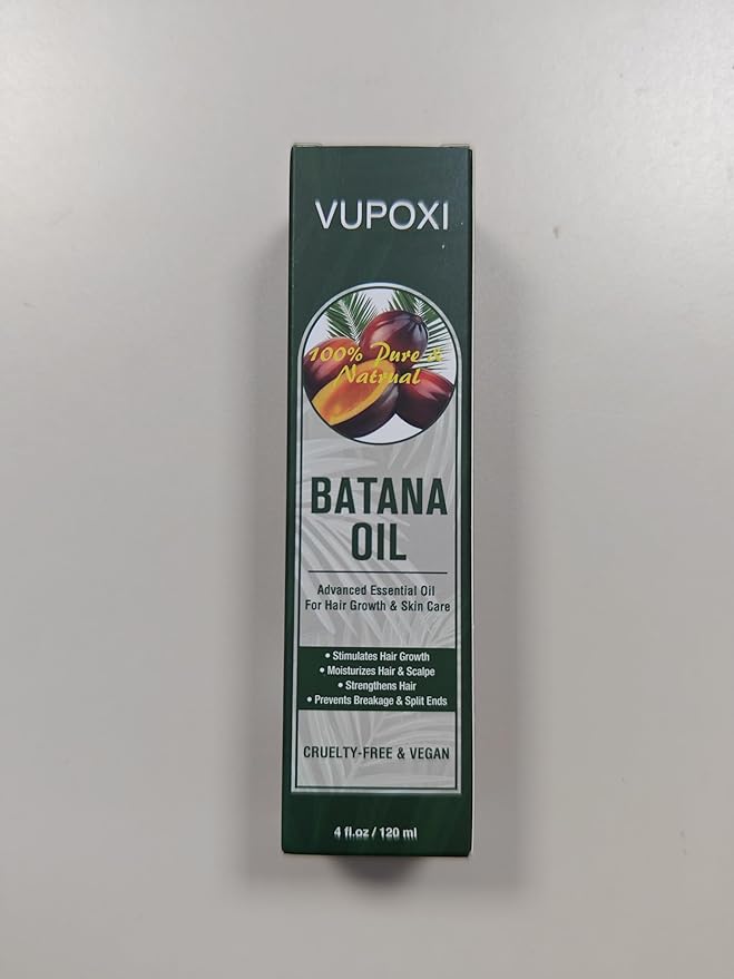 Batana Oil for Hair Growth | Dr. Sebi approved | Sourced from Honduras | Eliminates Split Ends | Prevents Hair Loss | Promotes Hair Thickness | 100% Natural Organic Hair Oil - 4 fl oz