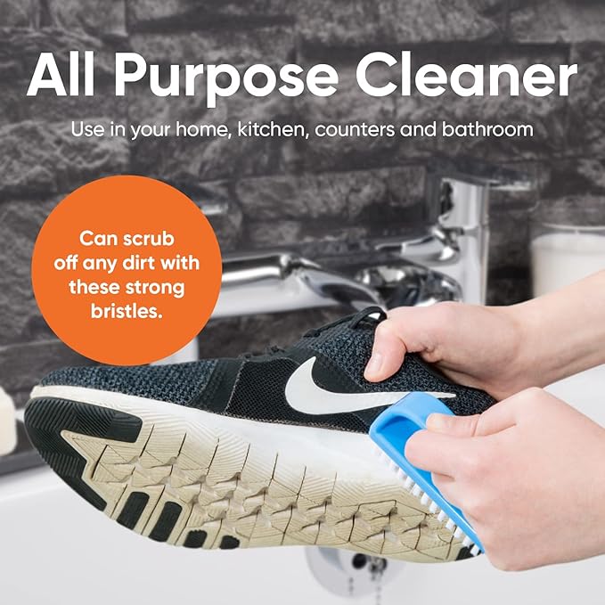Nail Brush for Cleaning Fingernails, Nail Scrubber Brush, Toe Foot Hands Fingernail Brush Cleaner- Small Scrub Brush- All-Purpose Stiff Cleaning Brush for Home, Kitchen, Work, 12 Pack - Superio