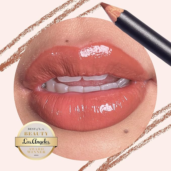nude envie - Lip Liner - Smooth, Precise & Easy Application - Pigmented, Long-Lasting Lip Pencil - Add Definition - Prevents Feathering - Sharpenable - Vegan, Paraben-Free & Cruelty-Free - Spicy