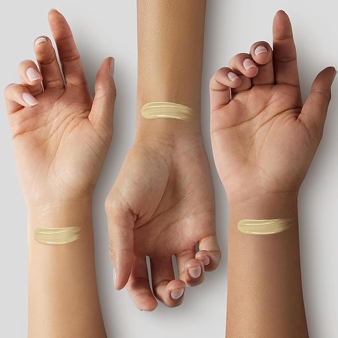 4 in 1 Foundation Colour Changing Liquid - Hydrating Medium/Light full coverage concealer with SPF 50+ Inspired -Longwearing & Waterproof-Care makeup 1oz(30ml)