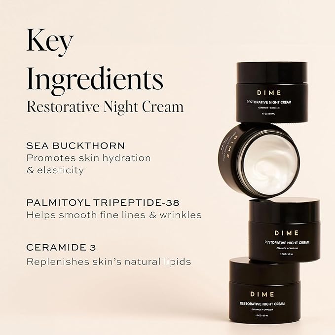 Dime Beauty Moisture Set ($76 Value) - Includes Dewy Day Cream + Restorative Night Cream (50 ml Each)