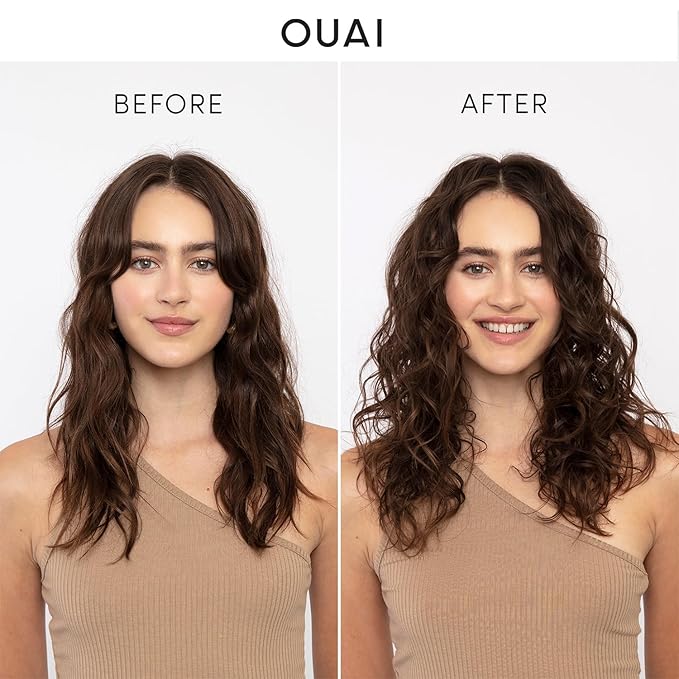 OUAI Fine Hair Shampoo, Conditioner, and Treatment Masque Set - Volumizing, Strengthening, Repairing - 3 Count (10oz Shampoo, 10oz Conditioner, 8oz Masque)