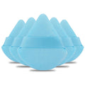 Powder Puff Daubigny 6 PCS Makeup Puff Face Soft Triangle Powder Puffs for Loose Powder Mineral Powder Body Powder Velour Cosmetic Foundation Sponges Blender Beauty Makeup Tools(Blue)