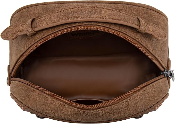 Montana West Wrangler Makeup Bags for Women Portable Aztec Toiletry Bag Southwestern Travel Cosmetic Organizer for Gift