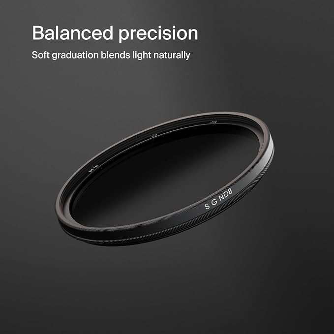 Urth 58mm Soft Graduated ND8 Lens Filter — 3-Stop, Ultra-Slim 20-Layer - Image 2