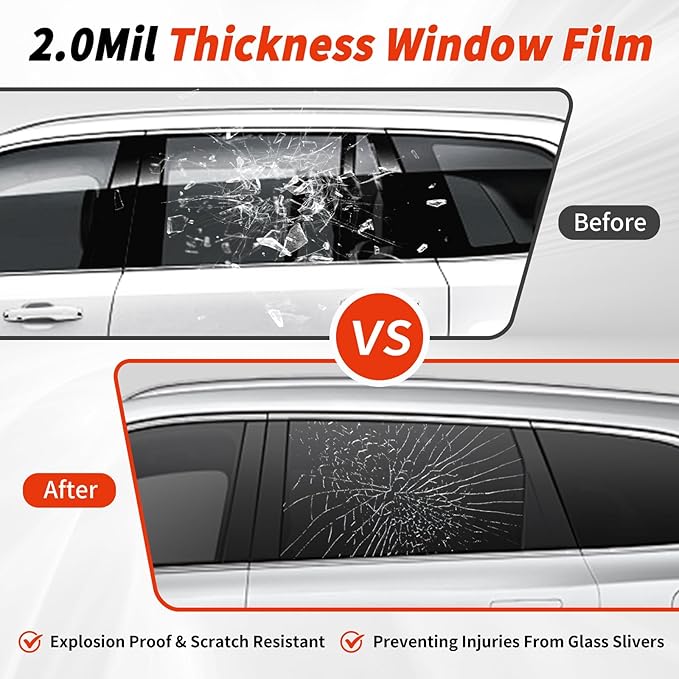 Ceramic Nano Ceramic Window Tint for Cars, Automotive Auto Car Window Tint Film for Car Privacy Film, VLT 15% Percent, Blocks UV/IR Rays, Heat/Glare, 30in-15ft