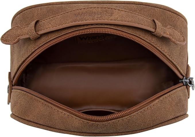 Montana West Wrangler Makeup Bags for Women Portable Aztec Toiletry Bag Southwestern Travel Cosmetic Organizer for Gift