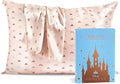 Kitsch & Disney Desert Crown Satin Pillowcase with Zipper for Hair & Skin, Softer Than Silk Pillow Cases Queen, Wrinkle-Free, Smooth and Cooling Satin Pillow Covers, Queen/Standard Size (19"x26")