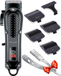Cordless Hair Clippers for Men: Professional Barber Clippers for Precision Grooming, Rechargeable and Powerful - Máquina para Cortar Pelo de Hombre