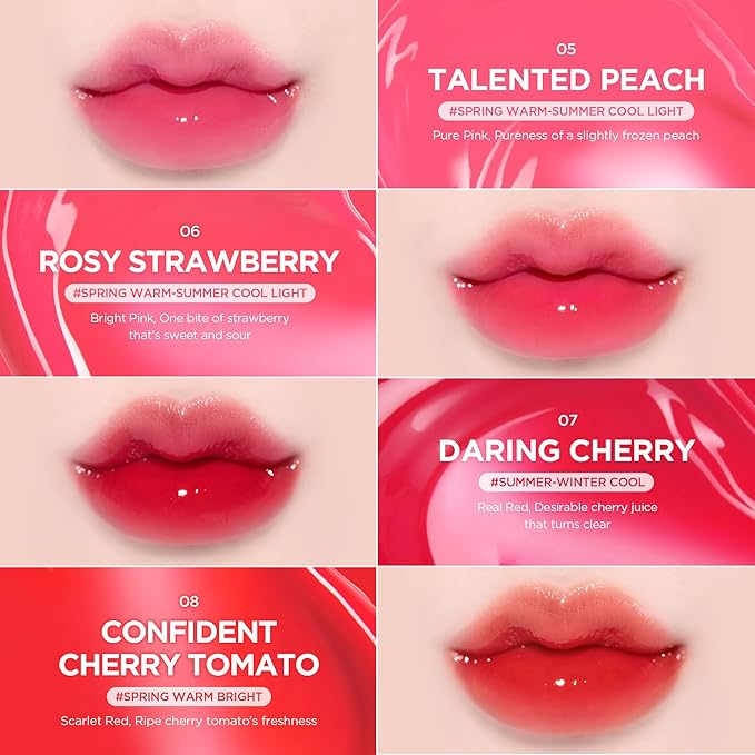 lilybyred Bloody Liar Coating Tint | Korean Glossy Lip Stain, Vivid & Juicy Color, Syrupy Shine, Moisturizing, Long-Lasting & Smudge-Proof, Non-Sticky, Lightweight, 0.14 oz. (02 Sentimental Lychee)
