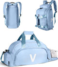 Carry on Travel Duffel, Initial Gym Bags with Shoe Compartment, Dance Bag for Girls, Monogram Kid Overnight Bags, Trendy Duffle Tote-Perfect for Ballet Sport Gymnastics Cheer (Letter V)