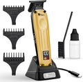 Fagaci Professional Zero Gapped Trimmer for Men, 5X Longer Sharpness Cordless Beard Trimmer for Men, T Liners Professional Trimmers for Barbers with Brushless Motor, Zero Gap Trimmers Barber T Blade
