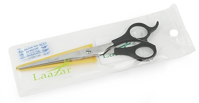 Laazar Straight Hair Cutting Scissors | Professional Hairdresser Trimming Shears with Premium Japanese Steel Blade | Extra Sharp | Grooming Tools for Men, Women, Pro Barber, or Hair Salon