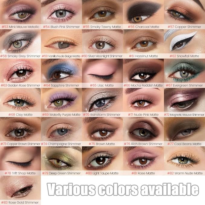 Nude Beige Matte Cream Eye Shadow Stick Makeup for Women, Nude Beige Matte Eyeliner Pencil Eyeshadow Brightener Stick for Eyes, Waterproof Eyeshadow Applicator Blendable sombras para ojos 82#