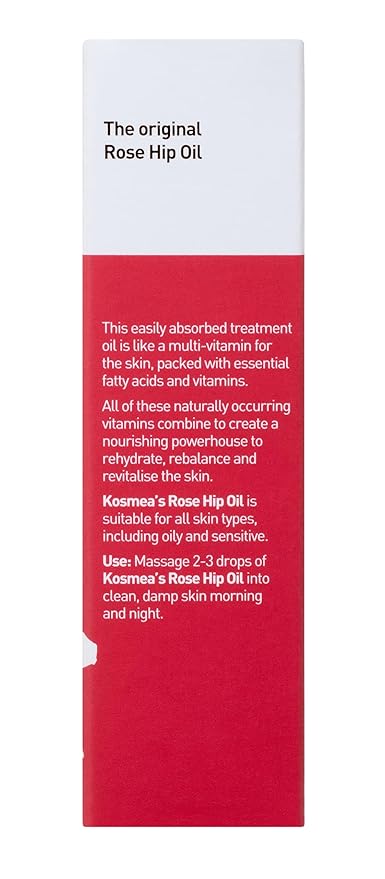 Kosmea Rosehip Oil – Anti-Aging Benefits for Face & Body – Premium Quality Super-critically Extracted Oil Using The Entire Fruit, Seed & Skin - 0.68 fl oz