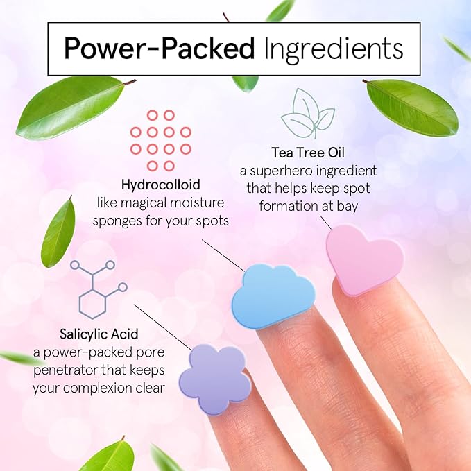 grace & stella Award Winning Pimple Patches for Face - Dermatologist Tested Acne Patches - Hydrocolloid Patch for Breakouts, Whiteheads - Vegan Acne Spot Treatment for Face (Multishape, 144 Count)