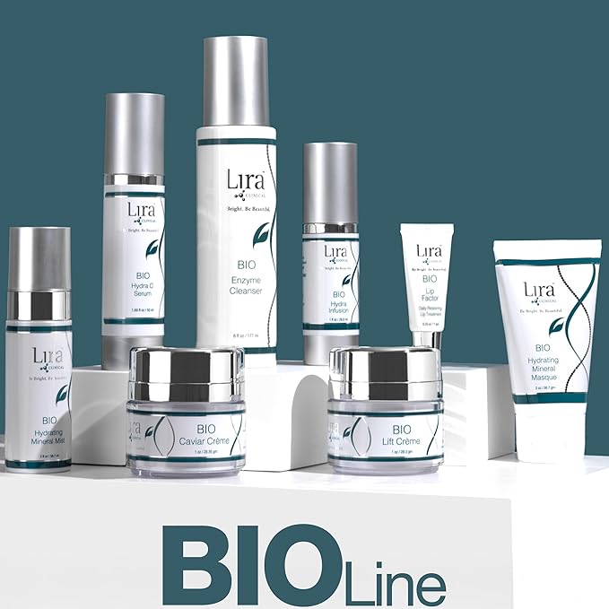 Lira Clinical BIO Hydra Infusion - Hydrating Face Serum with Hyaluronic Acid, Plant Stem Cells, and Minerals - Lightweight Facial Serum for Smooth, Refreshed Skin - Travel Size Daily Skincare - 1 Oz