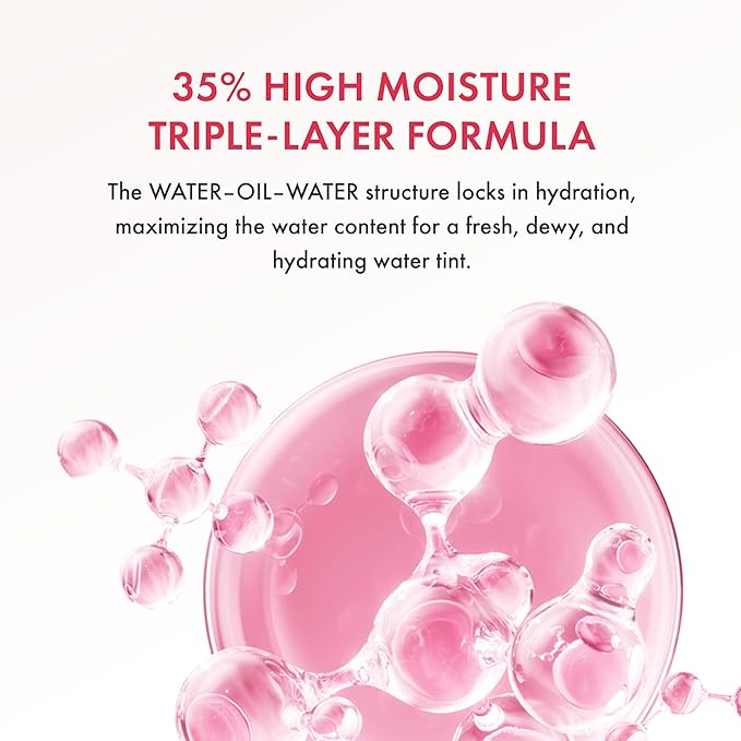 Amuse SEOUL Daisy Flower Dew Tint 03 HEALTHY BOKSOONGA | 35% High-moisture Water Tint, Long-lasting, Moisturizing, No Peel Off, Lip Treatment, Non Sticky, Korean Lip Tint for Dry Lips