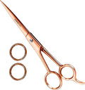 Utopia Care Hair Cutting and Hairdressing Scissors 6.5 Inch, Premium Stainless Steel Shears with Smooth Razor and Sharp Edge Blades for Salons, Men, Women and Kids, Rose Gold