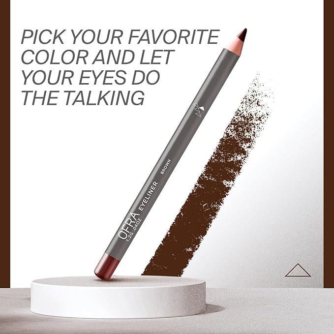 Ofra Eyeliner Pencil - Black | Precision Black for Bold, Long-Lasting Looks | Waterproof and Smudge-Proof Formula | Easy Glide Application for Intense Definition and All-Day Wear