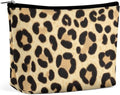 Travel Cosmetic Bag, Large Makeup Case, Toiletry Bag, Personality Fashion Zipper Cosmetic Case Wild Animal Leopard Print