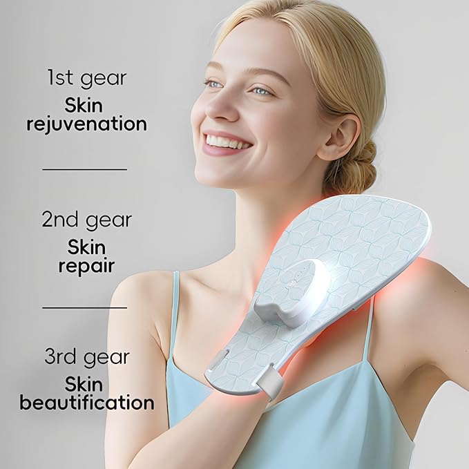 Red Light Therapy Glove for Hands - 630nm & 830nm LED Device for Pain Relief & Skin Rejuvenation, Rechargeable Hand Care with Auto Shut-Off