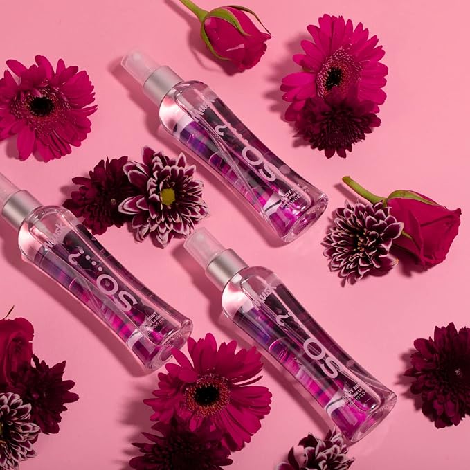 So…? Musk Body Mist Woody Scent - Perfume for Women with Bergamot, Toffee, Vanilla Notes - Gifts Body Spray for Women - 3.5 oz