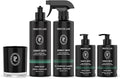 Preston Lane Signature Home Set – All Purpose Cleaner, Dish Soap, Hand Wash, Hand Cream & Scented Candle | Plant-Powered Cleaning & Care Essentials with Fine Italian Fragrance, Doheny Drive
