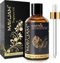 MAYJAM 100ML/3.38FL.OZ Coffee Fragrance Oils with Glass Dropper, Essential Oils for Diffusers for Home, Long Lasting Scented Oils for Diffusers Soap Candle Making