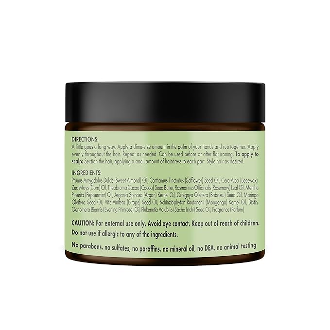 Mielle Organics Rosemary Mint Scalp & Hair Strengthening Oil and Pomade-To-Oil Quencher, Bundle