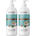 Coconut Body Wash, Cleans, Softens & Nourishes, Ultra Moisturizing Shower Gel for Dry and Sensitive Skin, Women & Men, Organic & Natural, 16 fl oz, 2-Pack