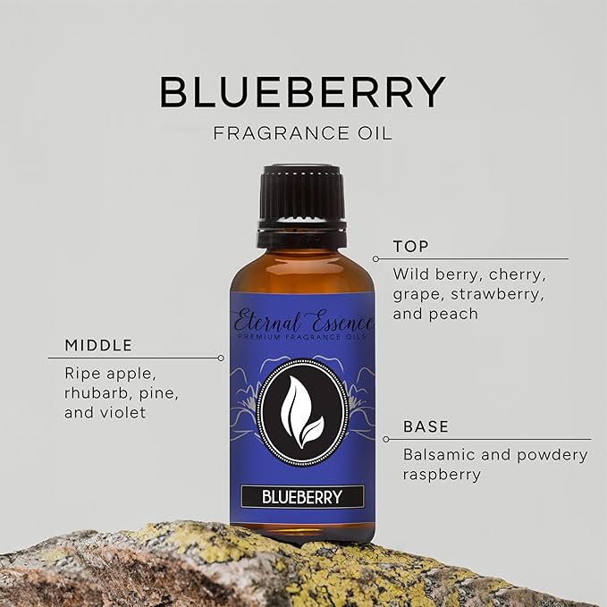 Eternal Essence Oils Blueberry 30ml Premium Fragrance Oil - for Candle, Soap Making, Aromatherapy, Diffusers, Home Care, & Humidifiers