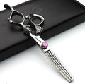 6/7/7.5/8/9 inch Japanese 440C Styling Studio Scissors Barber Professional Styling Tool Set Scissors (6-inch Thin Scissors)