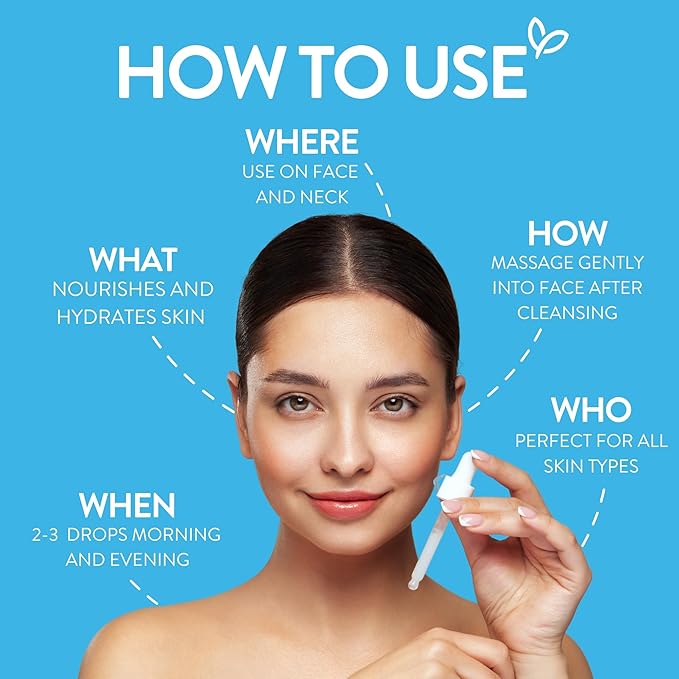 By Nature 2% Hyaluronic Acid Serum for Face & Neck - Skincare from New Zealand - 2% Hyaluronic Acid Facial Serum Concentrate - 1fl. Oz